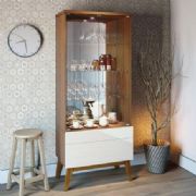 Cristaleira Classic cor Freij� Off White