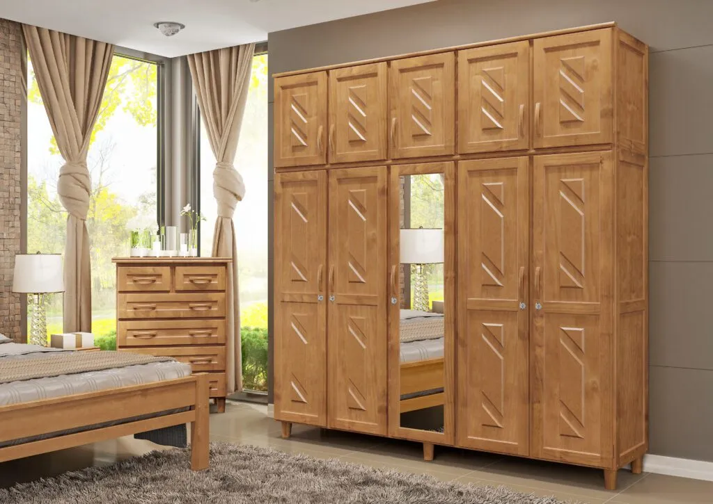 Guarda roupa grecia 5 pts freijo