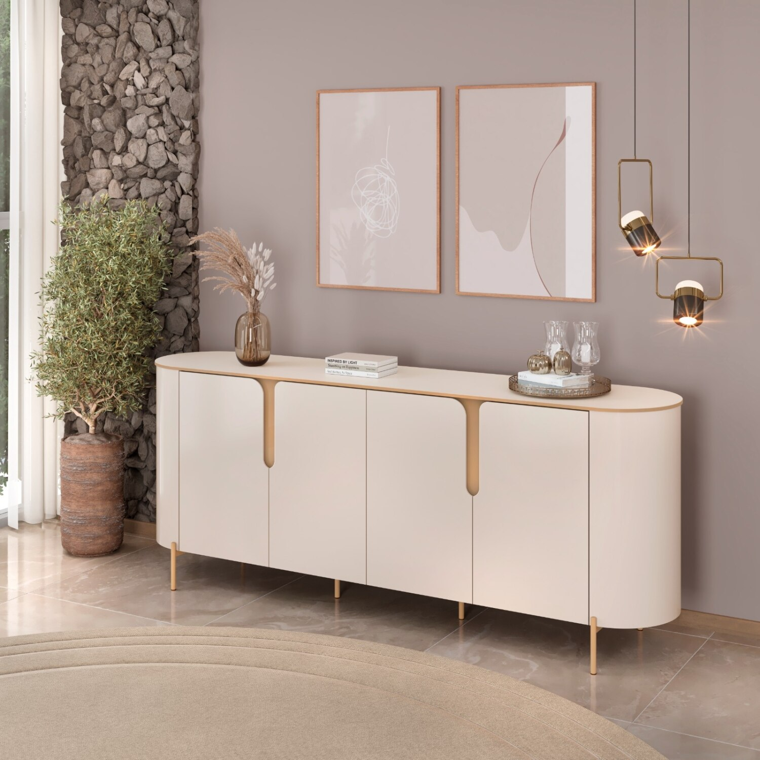 buffet cleo off white
