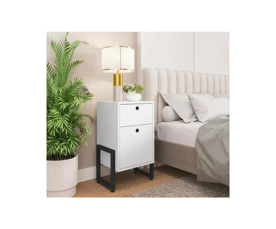 Mesa de Cabeceira Wolli 2 Gavetas