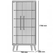 Cristaleira Tifanny com LED