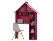 Escrivaninha Infantil Casinha Pink Plock