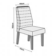 Conjunto Cadeira Ondina 02 undidades