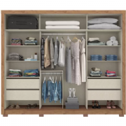 Guarda Roupa Palace 02 Portas Deslizantes