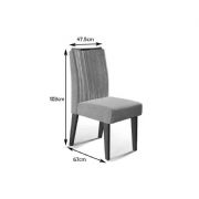 Conjunto Cadeira Isis 2 Unidades