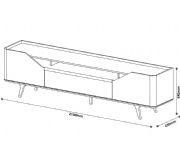 Rack Arc 2 Portas 2.20mt