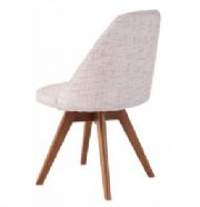 Conjunto Cadeira Raquel p�s de Madeira 02 Unidades