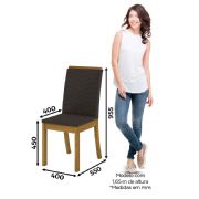 Kit de 6 Cadeiras Isa