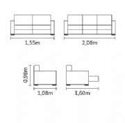 Estofado Belga Reclin�vel Jupiter