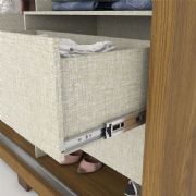 Guarda Roupa Caribe com Espelho 2 Portas