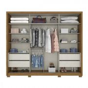 Guarda Roupa Caribe com Espelho 2 Portas