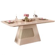 Mesa dala cor Off White Tampo Chanfrado