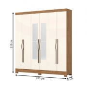 guarda roupa 6 pts 2 gav