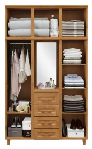 Guarda roupa 3 portas santiago