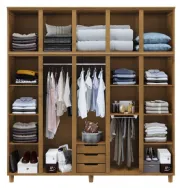 Guarda roupa grecia 5 pts freijo