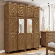 Guarda Roupa de Madeira Gr�cia 4 Portas
