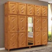 Guarda Roupa de Madeira Gr�cia 5 Portas