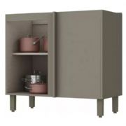 Balc�o canto reto Connect Duna/cristal