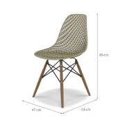 Cadeira Eames Maglia pp DSW-M