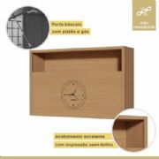 armario aereo 1pt bascula com relogio condessa