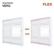 Guarda roupa verg 2 pt deslizantes