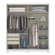 Guarda roupa verg 2 pt deslizantes