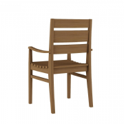 Cadeira Noronha Eco com Bra�o Nogal