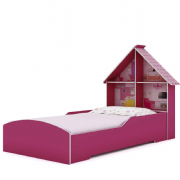 cama casinha 90cm pink ploc