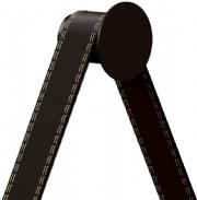 Espelho Adnet Couro 82cm com Led