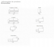 Estofado London 3 lugares