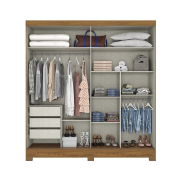 guarda roupa 2 pt deslizante b352-127