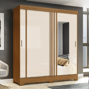 Guarda Roupa 2PT Deslizantes com 1 espelho