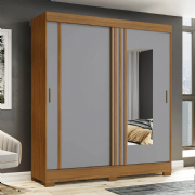 Guarda Roupa 2PT Deslizantes com 1 espelho