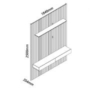 Home Nobre Ripado com Led