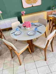 mesa wood 1.2 redonda