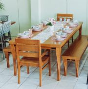 Mesa retangular noronha eco 2,30 x 1,10m