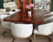 Mesa tsuru base pau de ferro