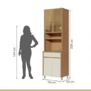 paneleiro 4 portas 1 gaveta condessa