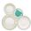 Jogo de jantar cha 20pcs  tb louros