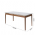 mesa wind 1.8 c/ vidro retangular
